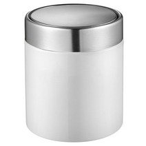 홈앤미 EKO 테이블 스윙휴지통 1.5L, 화이트, 1개