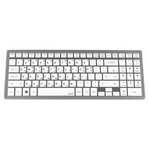 파인피아 LG P530 P535용 노트북 문자인쇄키스킨 LG01, 화이트, 1개