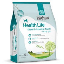 이즈칸 전연령용 콩 헬스라이프 가수분해 소화 & 장 건강 강아지 사료, 소화기능 개선, 5kg, 1개