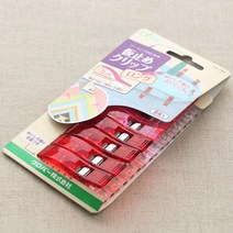 크로바 시침클립, 혼합 색상, 8개입