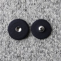 싸개스냅단추 2p세트 11mm, 네이비, 15세트