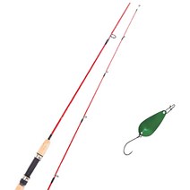원다 레드 엡실론 루어낚싯대 502L + 다미끼크라프트 메탈지그 앤 피카 스푼 A 3.5g, 011 PEARL GREEN