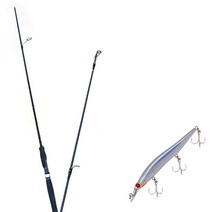 원다 루어대 하나린 662ML + 다미끼_하드베이트_스트라이커 120(274H WS CRYSTAL), 1세트