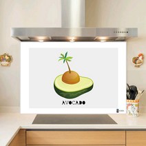 키센주방아트보드 아보카도 타일 895 x 650 mm, 그레이, 1개