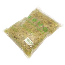 헤어베스트 원밴드 고무줄 1kg HBI049, 노랑, 1개