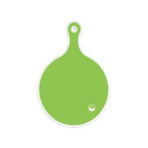 로엠디자인 서빙 도마 보드 원형, 라이트그린보드, 1개