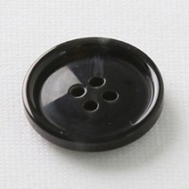 HR빅버튼 워킹 단추 23mm, 블랙, 4개입