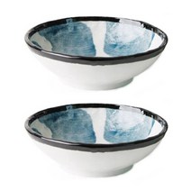 디어리빙 핸드페인팅 쿠프 접시 16.5cm, 블루, 2개입