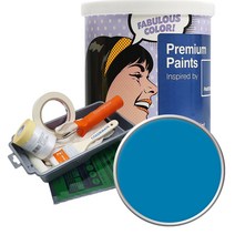 노루페인트 팬톤 외부용 실외 저광페인트 1L 세트, 18-4537 Methyl Blue