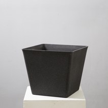 마쉬매리골드 러버플랜터 화분 07, 블랙워시