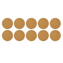 모두의팩토리 무지 11종 컵 냄비 받침 코스터 코르크 06 10p 세트