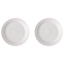 보울보울 볼볼오리진 디저트플레이트 19cm 밀크화이트, 2개입, 단품