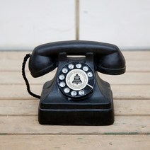 엠디자인 엔틱 전화기 조각상, 혼합 색상
