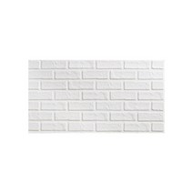 엘트리 더 리얼한 벽돌 브릭 폼블럭 100 x 50 x 1 cm, 화이트, 1개