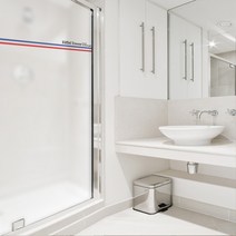 디자인수풀 샤워 윈도우 시트지 북유럽스타일 SW784, 혼합 색상