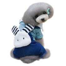 제제펫 래빗포인트 반려견 멜빵 올인원, G107PDFC150