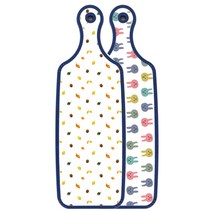 로엠디자인 블루에디션 양면 서빙보드 도마 토끼, 도토리화이트보드, 1개