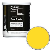 노루페인트 팬톤 우드앤메탈 페인트 반광 1L, 13-0858 Vibrant Yellow