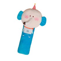 앤티스 차량용 봉제인형 안전밸트 쿠션, 코끼리, 1개