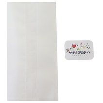 황씨네도시락 반투명M봉투 30p + 꽃 사각 스티커 선생님 고맙습니다 30p, 1세트