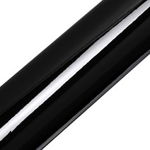 헥시스 자동차 데칼시트지 유광 50cm, 검정, 1개