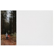 앤비커머스 인테리어타공판 포레스트 좌 WHITE, 1개