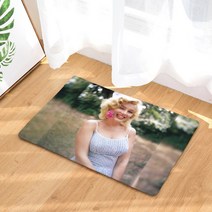 슈퍼식스 빈티지 마릴린먼로 시리즈 바닥 물 흡수 매트 패드, 10