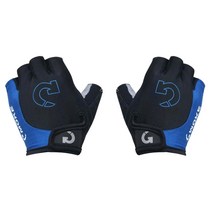 비엘패션 자전거 반장갑, 블루