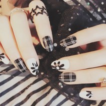 마켓감성 가을 네일팁 24p, 타입4, 2세트