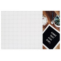 앤비커머스 인테리어타공판 메뉴판 우 WHITE, 1개