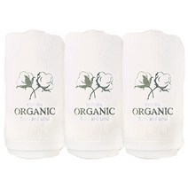 별과모래 오가닉 세면 타올, 아이보리, 3개입