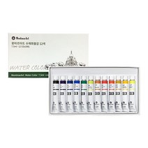 몽마르아트 수채화물감 세트, 7.5ml, 12색