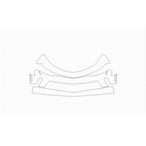 헥시스 쉐보레 카마로 LT 2018 PVC BUMPER A형 범퍼 PPF보호필름, 1개