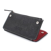 톡톡팬시 듀얼 펜슬 케이스, 블랙 + 레드, 1개