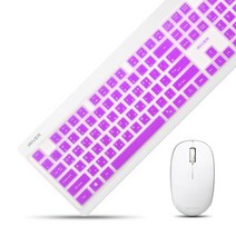 아이리버 무선 키보드 마우스 세트, EQ-wear WMK30, 퍼플, 일반형