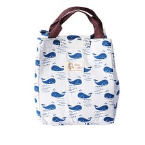 DM 알럽홈 보온 보냉 파우치 가방, 리틀고래