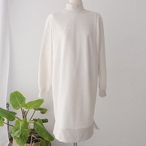 이얀 저스트원 기모 폴라 수유 원피스 임산부복