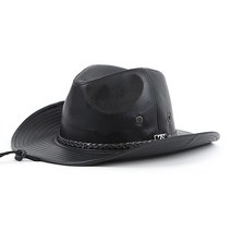 아이엠캡 IAM 레더 빅사이즈 카우보이 햇