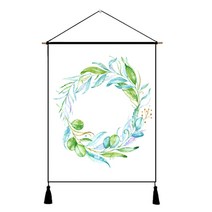 뮤엘 북유럽스타일 화환 인테리어 족자, ML04