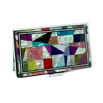 더누리코리아 전통 자개 명함 케이스 15매, 1단, 조각보