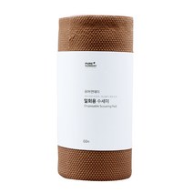 퓨어썬데이 뽀드득 일회용수세미, 브라운, 1개