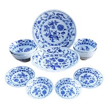 로얄아리따 쯔벨볼룸 2인 식기세트, 혼합 색상, 12p