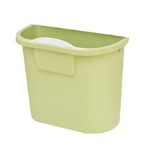 아티고 사각 밀대 걸이식 음식물 쓰레기통, 그린