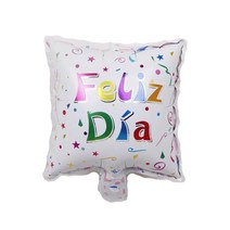 풍선팜 스페니쉬 데코레이션 호일 풍선 스퀘어 28 x 28 cm, C, 50개입