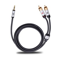 오엘바흐 i-CONNECT J-35/R150 3.5mm Y스테레오 케이블 1.5m, 60002, 블랙