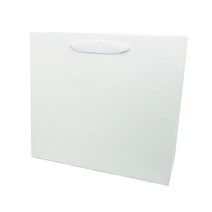 바미샵 레드 무지쇼핑백 특대 예물함 고급케이스 선물포장, 화이트, 100개