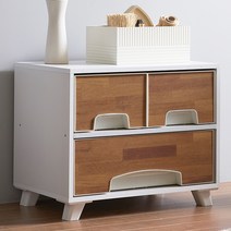 리아룸 카이라 2단 서랍 거실장, 카멜우드