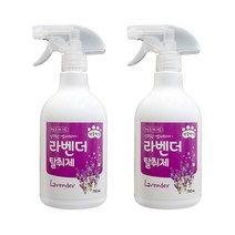 깨끗하개 반려동물 탈취제 라벤더향, 750ml, 2개입
