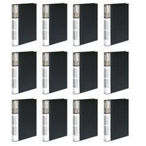 희망화일 PP 미니 O링 바인더 파일 2cm A4 3공, 흑색, 12개입