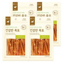 굿데이 건강한육포 강아지간식, 닭가슴살스틱 맛, 4개